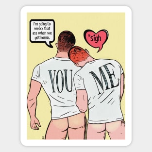 You & Me Comic Sticker
